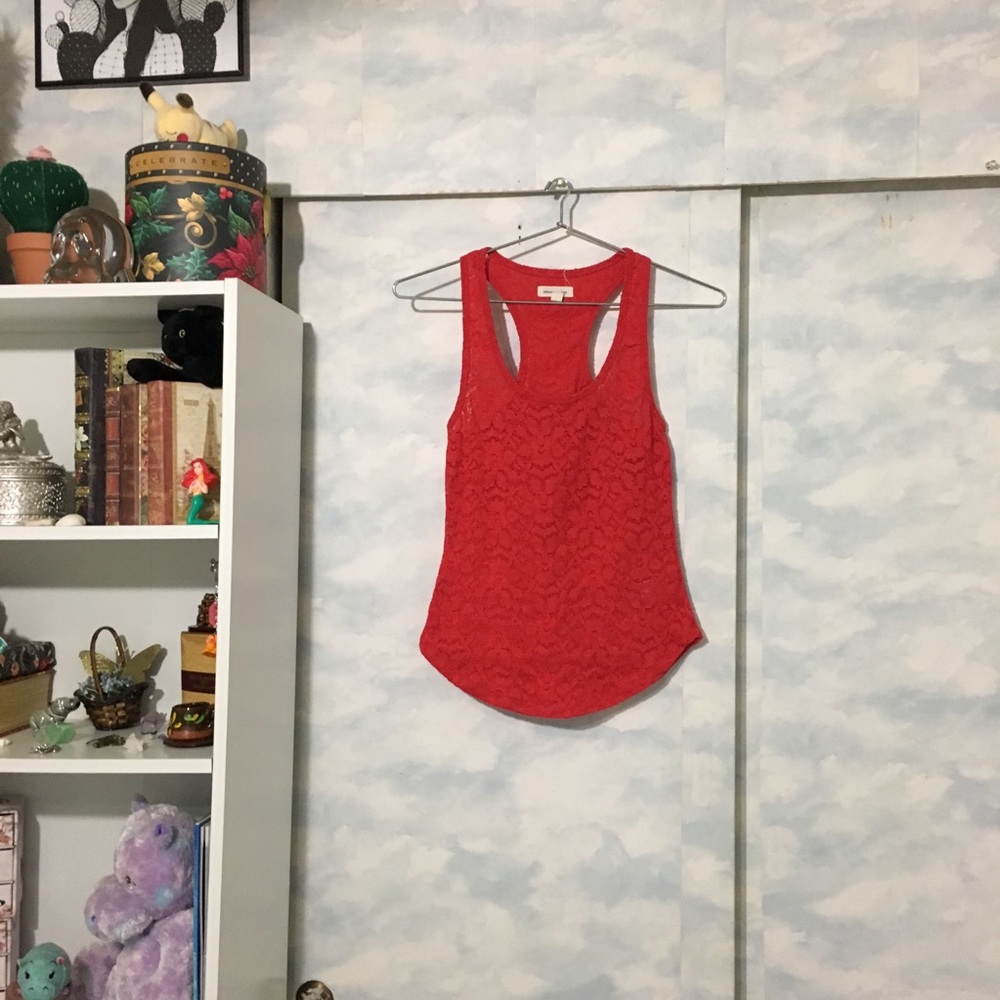 Silence + Noise Lace Tank Top S